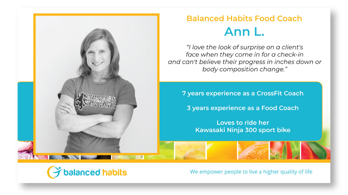 Check out BH Food Coach Ann L.!