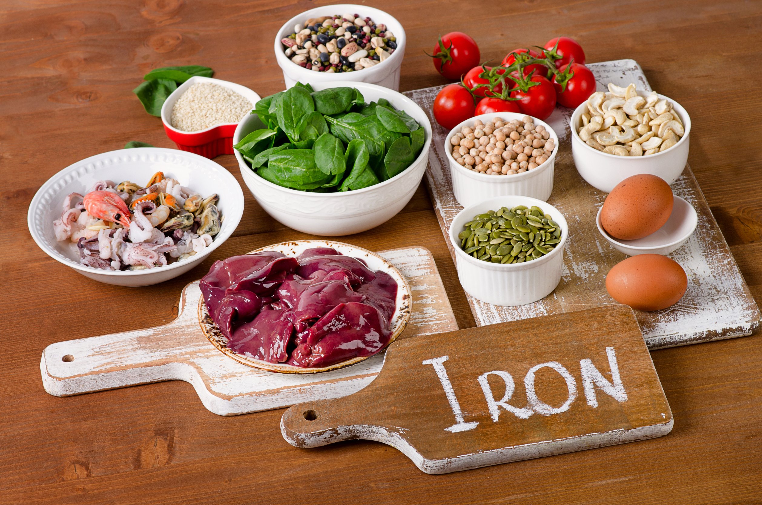 Check out our Top 10 List of Iron Rich Foods
